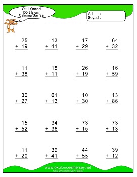 İşlemler yaprak test